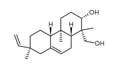 (13S)-7,15-Pimaradiene-3β,19-diol结构式