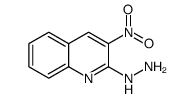 2-肼基-3-硝基喹啉结构式