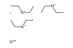 carbanide,diethylazanide,titanium(4+)结构式