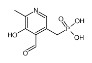 Phosphonic acid, ((4-formyl-5-hydroxy-6-methyl-3-pyridinyl)methyl)- structure