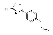 1-[4-(2-hydroxyethyl)phenyl]pyrazolidin-3-one结构式