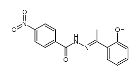 N'-(1-(2-hydroxyphenyl)ethylidene)-4-nitrobenzohydrazide Structure