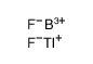 boron(+3) cation, thallium(+1) cation, tetrafluoride structure