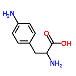 4-氨基-DL-苯丙氨酸结构式