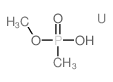 Phosphonic acid,methyl-, monomethyl ester, uranium(4+) salt (8CI) picture