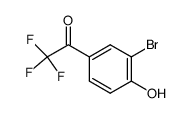 1-(3-bromo-4-hydroxyphenyl)-2,2,2-trifluoroethanone Structure