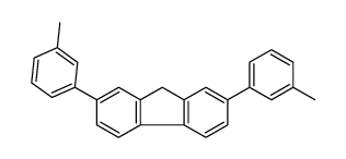 2,7-bis(3-methylphenyl)-9H-fluorene结构式