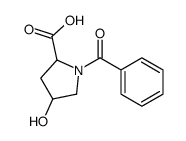 N-BENZOYL-4-HYDROXYPROLINE结构式