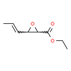 Oxiranecarboxylic acid, 3-(1-propenyl)-, ethyl ester (9CI)结构式