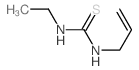 Thiourea,N-ethyl-N'-2-propen-1-yl- structure