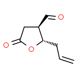 3-Furancarboxaldehyde, tetrahydro-5-oxo-2-(2-propenyl)-, (2R,3S)-rel- (9CI)结构式