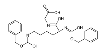 N2,N6-Bis[(benzyloxy)carbonyl]-L-lysylglycine Structure