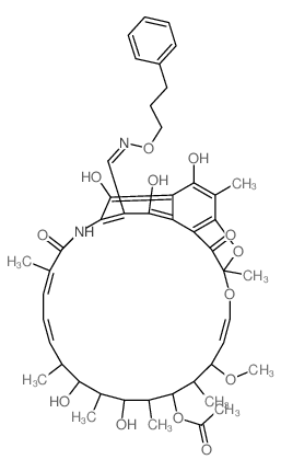 Rifamycin,3-[[(3-phenylpropoxy)imino]methyl]- (9CI) picture