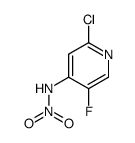 2-氯-5-氟-N-硝基吡啶-4-胺结构式