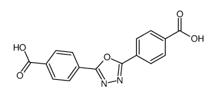 4-[5-(4-carboxyphenyl)-1,3,4-oxadiazol-2-yl]benzoic acid结构式