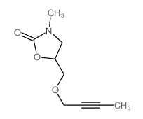 2-Oxazolidinone,5-[(2-butyn-1-yloxy)methyl]-3-methyl- picture