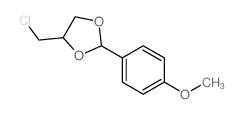 1,3-Dioxolane,4-(chloromethyl)-2-(4-methoxyphenyl)-结构式