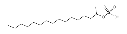 Hexadecan-2-yl-sulfat Structure