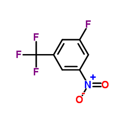 3-氟-5-硝基三氟甲苯结构式