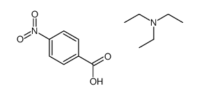 N,N-diethylethanamine,4-nitrobenzoic acid结构式