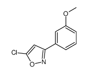 5-CHLORO-3-(3-METHOXYPHENYL)ISOXAZOLE Structure