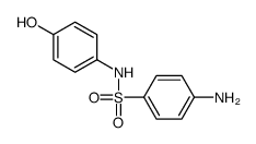 4-amino-N-(4-hydroxyphenyl)benzenesulfonamide Structure