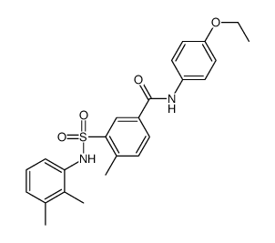 3-[(2,3-dimethylphenyl)sulfamoyl]-N-(4-ethoxyphenyl)-4-methylbenzamide Structure