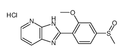 2-[2-methoxy-4-(methylsulphinyl)phenyl]-1H-imidazo[4,5-b]pyridine monohydrochloride picture