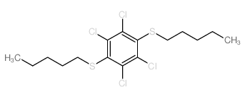 1,2,4,5-tetrachloro-3,6-bis(pentylsulfanyl)benzene picture