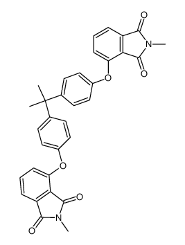 4,4'-[(1-Methylethylidene)bis(4,1-phenyleneoxy)]bis[2-methyl-1H-isoindole-1,3(2H)-dione] picture