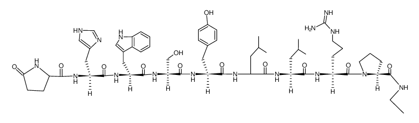 (Des-Gly10,Leu6,Pro-NHEt9)-LHRH trifluoroacetate salt picture