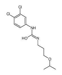 1-(3,4-dichlorophenyl)-3-(3-propan-2-yloxypropyl)urea Structure