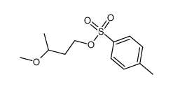 Butanol, 3-methoxy-, 4-methyl benzenesulfonate结构式