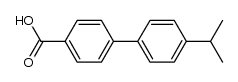 4'-Isopropylbiphenyl-4-carboxylic acid structure