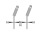 meso-bis-(1-cyano-ethyl)-amine Structure