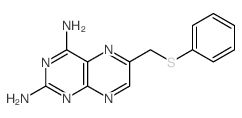 6-(phenylsulfanylmethyl)pteridine-2,4-diamine picture