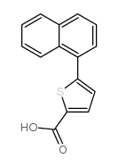 5-(1-NAPHTHYL)THIOPHENE-2-CARBOXYLIC ACID structure