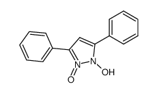 3,5-diphenyl-1-hydroxypyrazole-2-oxide Structure