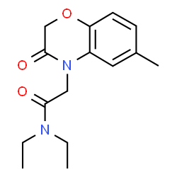 4H-1,4-Benzoxazine-4-acetamide,N,N-diethyl-2,3-dihydro-6-methyl-3-oxo-(9CI)结构式