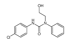 3-(4-chlorophenyl)-1-(2-hydroxyethyl)-1-phenylurea Structure