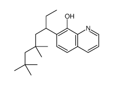 7-(5,5,7,7-tetramethyloctan-3-yl)quinolin-8-ol Structure