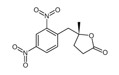 (5R)-5-[(2,4-dinitrophenyl)methyl]-5-methyloxolan-2-one Structure