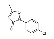 2-(4-chlorophenyl)-5-methyl-1,2-oxazol-3-one结构式