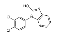 3-(3,4-dichlorophenyl)-1H-imidazo[4,5-b]pyridin-2-one结构式