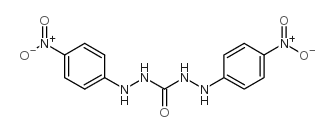 Carbonic dihydrazide,2,2'-bis(4-nitrophenyl)- Structure