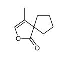 4-methyl-2-oxaspiro[4.4]non-3-en-1-one结构式