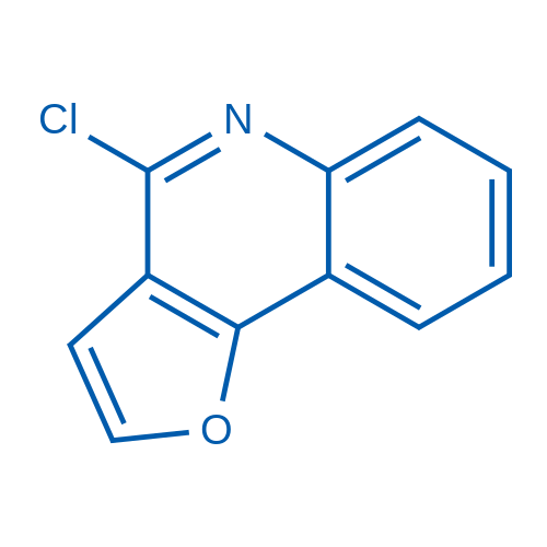 4-Chlorofuro[3,2-c]quinoline Structure