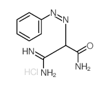 phenylazomalonamamidine hydrochloride structure