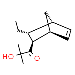 1-Propanone,1-[(1S,2R,3R,4R)-3-ethylbicyclo[2.2.1]hept-5-en-2-yl]-2-hydroxy-2-methyl-(9CI) Structure