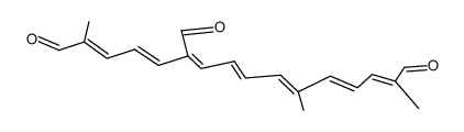 8,8'-Diapo-caroten-8,8',20-trial结构式